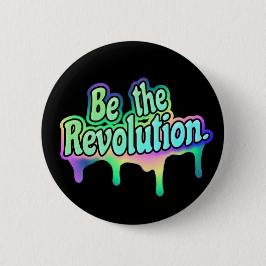 Wees de Button van de Revolutionaire Regenboog (Voorkant)