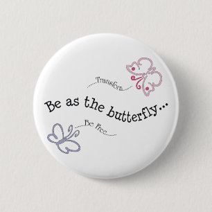 Wees de Button van de vlinder