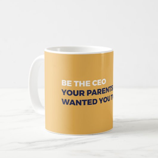 Wees de CEO Koffiemok (Voorkant links)