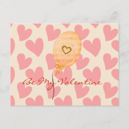 Wees de dag van de Valentijn van mijn Valentijn Briefkaart