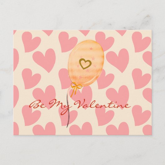 Wees de dag van de Valentijn van mijn Valentijn Briefkaart (Voorkant)