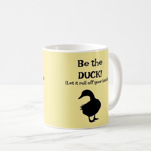 Wees de DUCK! Koffiemok (Voorkant rechts)