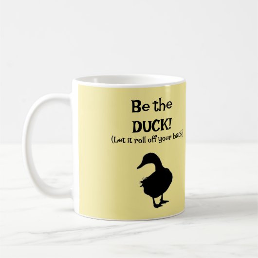 Wees de DUCK! Koffiemok (Links)