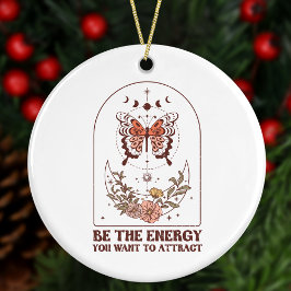 Wees de energie die je Boho Christmas wilt aantrek Keramisch Ornament