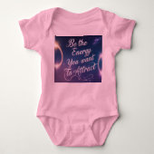 Wees de energie die je wilt aantrekken - Aura Vibe Romper (Voorkant)