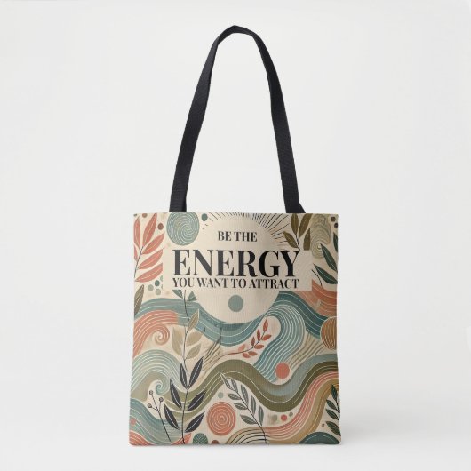 Wees de energie-Tas Tote Bag (Voorkant)