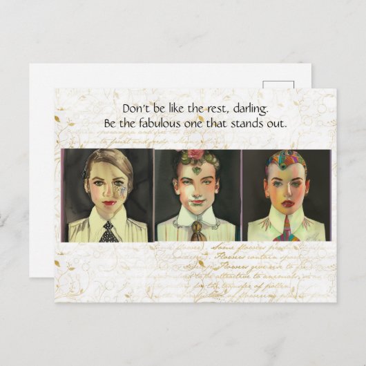 Wees de fantastische briefkaart (Voorkant / Achterkant)