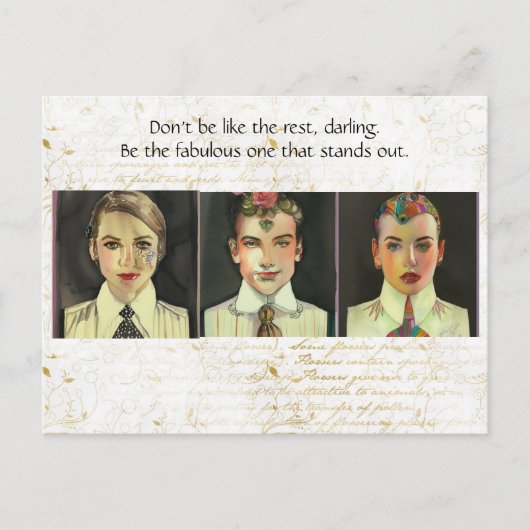 Wees de fantastische briefkaart (Voorkant)