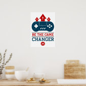 Wees de game changer #1 Gaming Poster (Keuken)