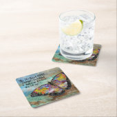 Wees de gebrekkige vlinder kartonnen onderzetters (Insitu)