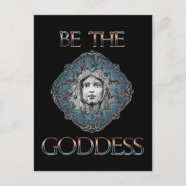Wees de godin briefkaart