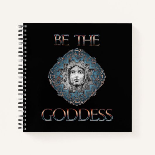 Wees de Godin spiraal Notitieboek (Voorkant)