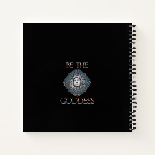 Wees de Godin spiraal Notitieboek (Achterkant)