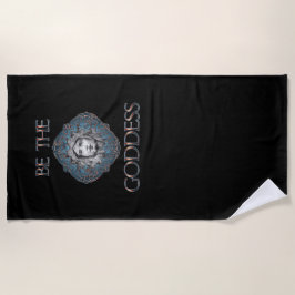 Wees de godin strandlaken