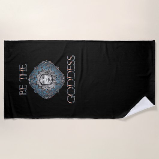 Wees de godin strandlaken (Voorkant)