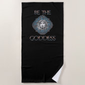 Wees de godin strandlaken (Voorkant)