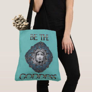 Wees de godin tote bag