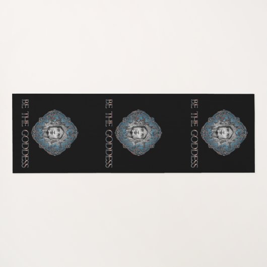 Wees de godin yogamat (Achterkant (horizontaal))