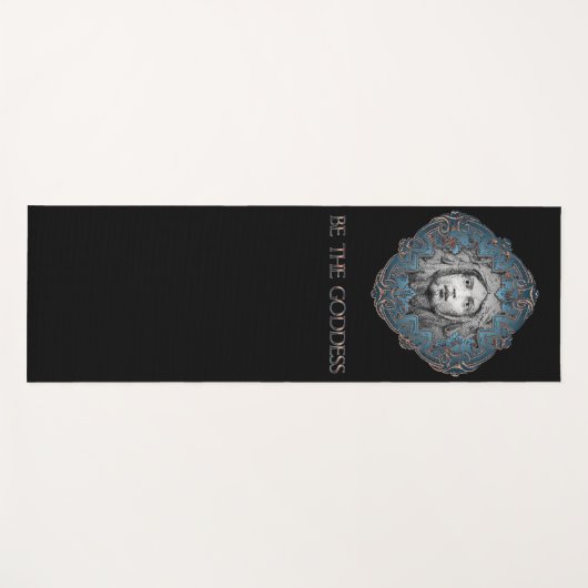 Wees de godin yogamat (Voorkant (horizontaal))