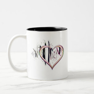 Wees de Hart Trouwe Tweekleurige Koffiemok