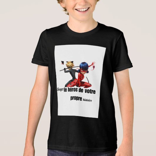 Wees de held van je eigen verhaal Tri-Blend shirt (Voorkant)