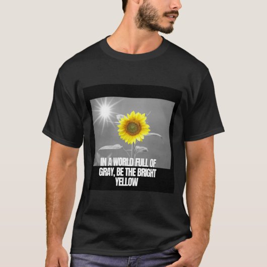 Wees de heldergele 🌻 t-shirt (Voorkant)