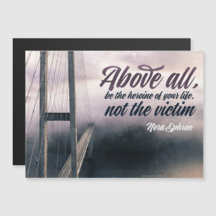 Wees de Heroïne van je leven Magnetische Kaart Magnetische Uitnodiging