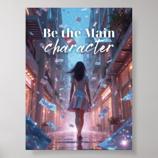 Wees de hoofdpersoon - Empowering Teen Girl Poster