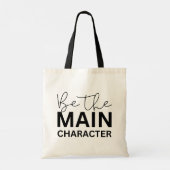 Wees de hoofdpersoon Motivatie boekenliefhebber Tote Bag (Achterkant)
