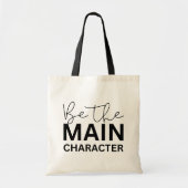 Wees de hoofdpersoon Motivatie boekenliefhebber Tote Bag (Voorkant)