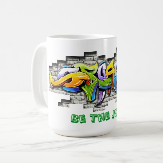 WEES DE JOKER KOFFIEMOK (Voorkant links)