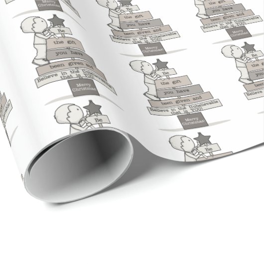 Wees de kerstboom cadeaupapier (Rol Hoek)