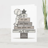 Wees de kerstboom feestdagen kaart (Voorkant)