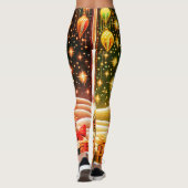 Wees de kerstboom in vrolijke aangepaste moderne s leggings (Achterkant)