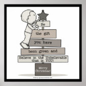 Wees de kerstboom poster (Voorkant)