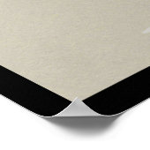 Wees de kerstboom (Tan) Poster (Hoek)