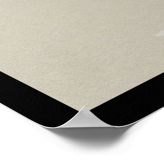 Wees de kerstboom (Tan) Poster (Hoek)