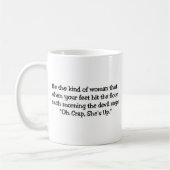Wees de Kinda Woman.. Koffiemok (Links)