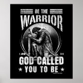 Wees de krijger 1 Johannes 5:4 Poster (Voorkant)