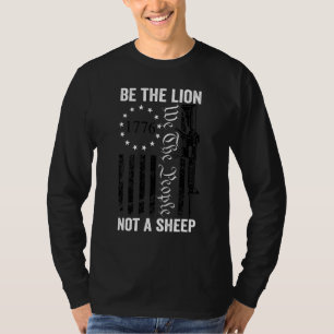 Wees de leeuw, geen schaap Ar15 2e wijziging Pro G T-shirt