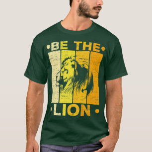 Wees de leeuwengrondstof Safari Wildlife Animal Zo T-shirt