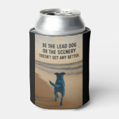 WEES DE LEIDENDE HOND BLIKJESKOELER (Blikje Voorkant)