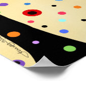 Wees de leuke Kind Classroom School Fun Tree Poster (Hoek)