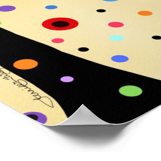 Wees de leuke Kind Classroom School Fun Tree Poster (Hoek)