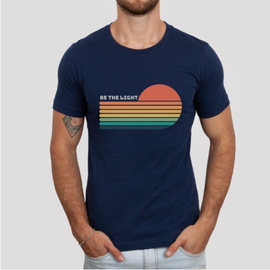 Wees de lichte Christelijke bijbel Verse T-shirt