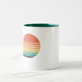 Wees de Lichte Mok, Retro Faith Mok, Christelijk Tweekleurige Koffiemok (Center)