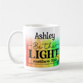 Wees de lichte regenboog koffiemok (Links)