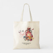 Wees de Lichte Zondag School Geloof Bijbel Custom Tote Bag (Achterkant)