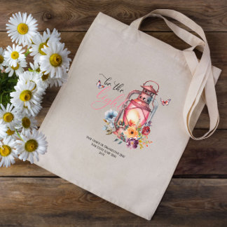 Wees de Lichte Zondag School Geloof Bijbel Custom Tote Bag