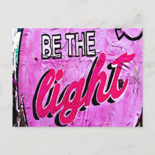Wees de lichtpositieve Motivatie woorden Briefkaart